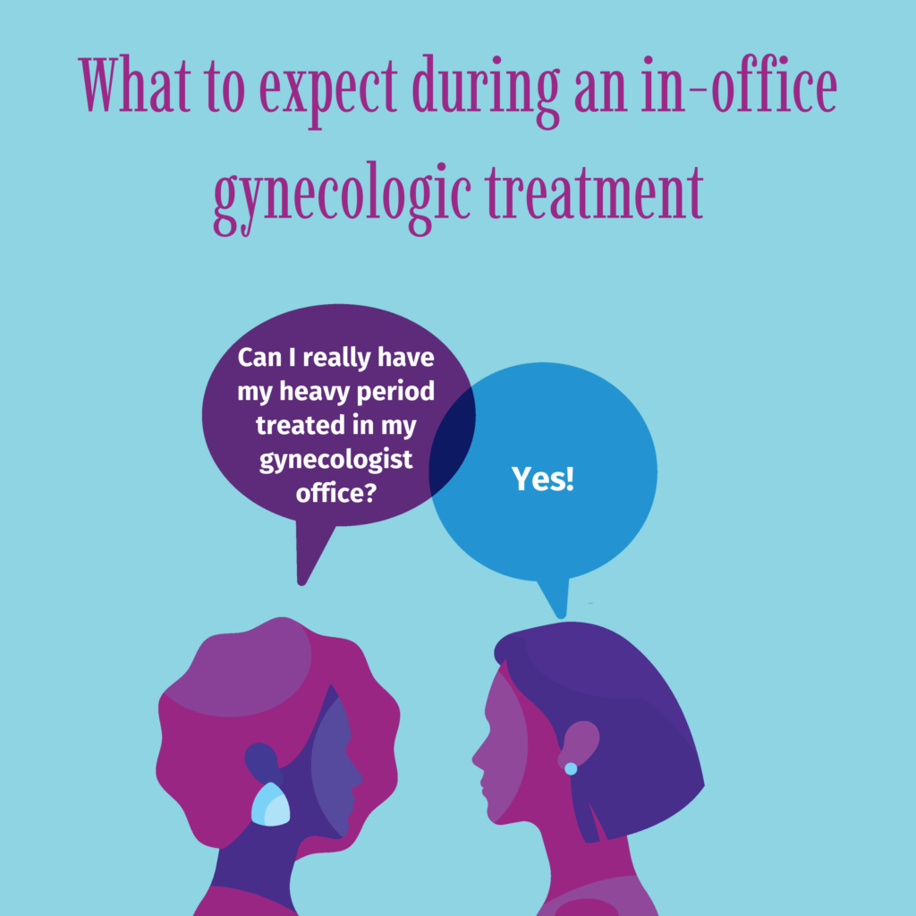 What to expect during an in-office gynecologic treatment